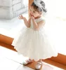 Abiti da ragazza Infantile Vestito da bambina Perline con paillettes Pizzo Tulle Battesimo per ragazze 1 ° anno Festa di compleanno Abito da battesimo per matrimonio