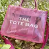 2022 Transparante tassen De TOTE BAG Designer Bag Luxe handtas Crossbody Kleine medium Clear Handtassen Enkele schouder PVC Topkwaliteit