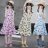 Robes de fille YourSeason Girls Teen Summer Coton Robe 2022 Enfants Bébé Sundress Enfants Maman et Fille Causal