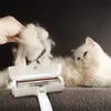 Pet Hair Remover Roller 2-Way verwijderen Cat Dog verzorging Haar van meubels Zelfreinigende pluisdieren Verwijder één hand operat 6077 Q2