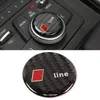 Auto-accessoires Center Multi Media Knob Button Trim Sticker Cover frame Interieur Decoratie voor Audi A4 A5 S4 S5 B9 2017-2020229Z