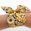 Relojes de pulsera Shsby Brand Design Ladies Flower Cloth Reloj de pulsera Moda Mujer Vestido Reloj Tela de alta calidad Sweet Girls Pulsera WatchWrist