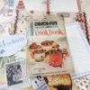 Geschenkwikkel Retro Girls Food Material Achtergrond Journal Decoratie Vintage Cake Book Page Paper Diy Scrapbooking Craft Papergift