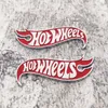 Decorazione del partito 1PC HOT WHEELS Adesivo per auto per camion automatico 3D Badge Emblem Decal Accessori auto 8x3cm