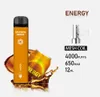 QK 2022 Hot Selling 4000 puffs Descartável Pod Vape 5% 2% 10 Sabor 650mAh Bateria Recarregável E Líquido E Cigarro