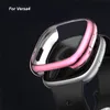 Fitbit Versa 4 풀 커버 소프트 커버 경량 TPU 범퍼 액세서리 용 소프트 스크린 프로텍터 시계 케이스