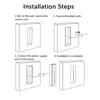 Lâmpadas de parede Luzes de caixa de escada de LED com sensor de movimento interior 3W Luz moderna e minimalista sem bordas Canto inteligente Escadas Corredor Ights