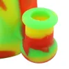 Oeuf de dinosaure fumer pipe en silicone dab rigs eau bong barboteur narguilé coloré