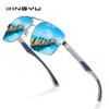 Солнцезащитные очки мужские поляризованные алюминиевые магниевые пружинные квадратные очки серии приводящих зеркало бизнес -солнцезащитный солнцезащитный