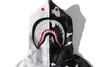 Marque Chao Shark Head Noir et Blanc Night Light Pull de couleur assortie, Yin Yang Camouflage Zipper Coat