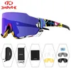 Outdoor Pochromic Cycling Glasses Men Women Motorcycle Sunglasses UV400 Driving Fishing De Ciclismo 5LENS 220721