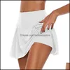 Yoga kläder träning fitness bär atletisk utomhuskläder sport utomhus vertvie sommar löpning shorts kvinnor 2 i 1 snabb torr G9234784