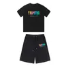 Herren-Trainingsanzüge Sommer TRAPSTAR Herren-Trainingsanzug Freizeitanzug Briefdruck Kurzarm-T-Shirt Shorts Männliche Designer-Kleidung 2-teilige SetsHerren