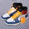 Zapatos de baloncesto de 1S de alta calidad Tormenta azul y ropa prohibida Jumpman1 X Union Designer Independent Mars Men Men High Low Trainer