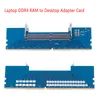 RAMS 노트북 DDR4 RAM에서 데스크탑 어댑터 카드 메모리 테스터 SO DIMM ConverterRams