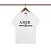 Męskie koszulki letnia marka mężczyźni kobiety T-shirt z krótkim rękawem drukowanie liter A1 Mir Fashion Casual Street topy męskie