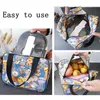 Dinnerware Sets Portable Large Lunch Bags Insulated Canvas Thermal Picnic Lunc Box For Women Kids Storage Handbag Bento Pouch DinnerDinnerwa