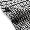 Jesień Zima Kobiety Houndstooth Patchwork 80 CM Midi Spódnice Elastyczne Wysokiej Talii Plised Vintage Casual Fashion Spódnica Lady B17702X 220317