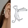 1pc prata 925 brincos de orelha para mulheres gato na orelha jóias design exclusivo 925 prata esterlina jóias brincos sce967 2204292868803