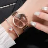 Muñecos de pulsera Magnet Buckle Crescent Shels Bracelet Watch Watch Luxury Luxury Aley Quartz Relojes Regalos de reloj 2022 Relogio Feminino Orologio