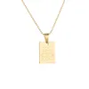 Mode Tendance Personnalité Lettre Pendentif Collier Même Paragraphe Dames Alliage Bijoux En Gros