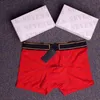 Hommes Designers Boxers Marques Caleçons Sexy Classique Homme Boxer Shorts Décontractés Doux Respirant Coton Sous-Vêtements