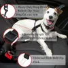 Justerbar husdjur Cat Dog Car Seat Belt Pet Sitt fordon Hund Harness Lead Clip Safety Spake Traction Dog Collar Dogs Accessoires YD0480