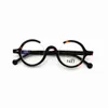 James Tart 236 Óculos ópticos para unisex estilo retro anti-azul luz placa de lente metade quadro com caixa