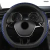 Steering Wheel Covers Leather Car Cover For 2 3 5 6 7 8 CX3 CX5 CX7 CX98 CX9 MX5 MX7 RF VersionSteering CoversSteering