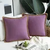 20%off 45*45cm Edging Pillows Cases Polyester Pillow Cover Cushion Pillowcase Decor Blank Christmas Decor Gift item