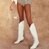 Boots Femme Cowboy Western Knee Boots High