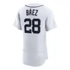 Detroit Baseball Jersey Javier Baez Spencer Torkelson Miguel Cabrera Riley Greene Zach McKinstry Nick Maton Matt Vierling Eric Haase Akil Baddoo TIGERS Andy Ibanez