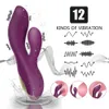 Nipple Vagina Massager G-Spot Rabbit Vibrator Powerful Dildo sexy Toy for Woman Clitoris Stimulator Adults 18 Product 12 Speeds