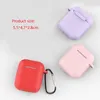 Funda de silicona suave para Airpods, funda protectora para auriculares a prueba de golpes, resistente al agua, accesorios para auriculares iphone