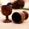 Tasses Bois Gobelet En Bois Tasse À Vin Rouge À La Main Thé Faveur De Fête De Mariage 7cmTasses