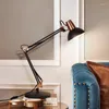 Floor Lamps Retro Metal Swing Arm Lamp Adjustable Desk Industrial Design E27 Hanging Architect Reading Light LFloor LampsFloor