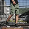 Zomer Casual shorts Solid Color Multi-Pocket Fashion Men Work Shorts Plus Size Beach Cargo Shorts M-8xl Short Sweatpants 220627