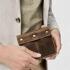 Watch Boxes Cases Genuine Leather Watch Box Bracelet Storage Bag Portable Travel Jewelry Leather Pouch Watch Pouch Bag Case for Men and Women 230206