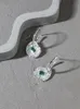 S039STEEL ZIRCON LOTUS Yaprak Damla Küpeler Tasarımcı Küpeler Kadınlar İçin Lüks Sterling Gümüş 925 Punk Trend Fine Jeatery 2206653115