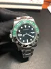 BP Factory Man Lefthand Watches Automatic Machine Mouvement asiatique 40mm 316L Fine en acier V4 Rotation Black Green Ceramic R9944914