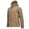 Outdoor Waterproof SoftShell Jacket Hunting windbreaker ski Coat hiking rain camping fishing tactical Clothing Men Women 220715