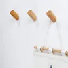 Крючки рельсы натуральная деревянная вешалка на стене настенный крючок крючок декоративный держатель шляпы шарф шарф для хранения хранения крючков
