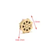 Charms 2pcs Stainless Steel Gold Tiny Wheel Pendants For DIY Jewelry Making FindingsCharms