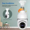 E27 Bulb Überwachungskamera 1080P Nachtsicht Bewegungserkennung Outdoor Indoor Network Security Monitor Kameras