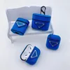 Designerskie akcesoria do zestawu słuchawkowego do etui Airpods 3 2 1 Wysokiej jakości etui na słuchawki Airpod Pro Różowa skórzana ochrona nadruku listu Etui na słuchawki Brelok hurtowo