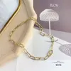 Luxe Mode Choker Ketting Ontwerper 925 Verzilverd 18K Verguld Roestvrij Staal Brief Hanger Kettingen Voor Vrouwen Bruiloft Sieraden X346