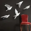 гостиная смолы птицы декор творческие фрески животных миниатюрная фигурка 3D Стикеры ТВ фон орнамент стены 220614