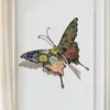 Simulação de ferro estéreo 3D European 3D Butterfly Wall Decoration SofA Home TV Background Sticker Ornamentos murais Artesanato Y200103