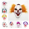1 PC gros PVC Halloween masque effrayant Clown masque de fête Payday 2 pour mascarade Cosplay Halloween Horrible masques F0715