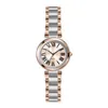 2022 top ranking 2 tone analog 3 hands lady quartz wrist watch damen uhr luxury women vintage style wrist watch